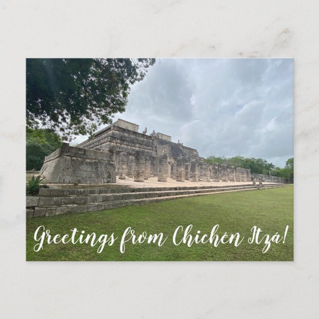 Carte Postale World2Celebrate : Salutations de Chichén Itzá! (Devant)