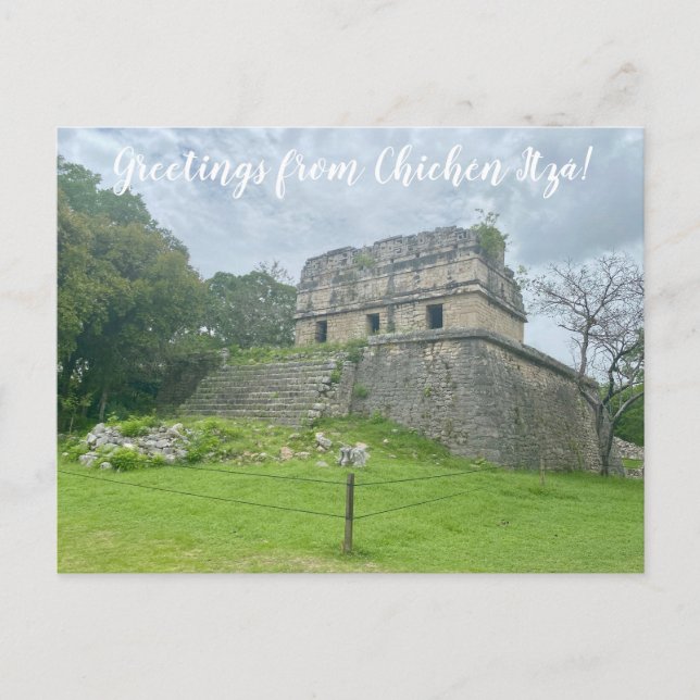 Carte Postale World2Celebrate : Salutations de Chichén Itzá! (Devant)