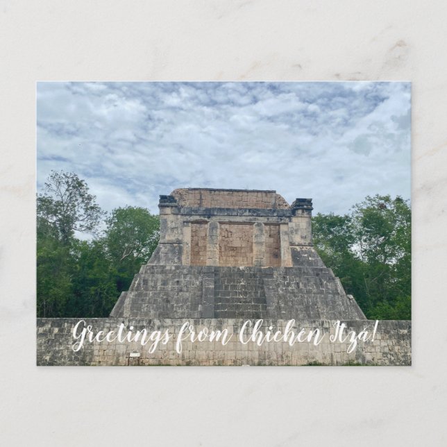 Carte Postale World2Celebrate : Salutations de Chichén Itzá! (Devant)