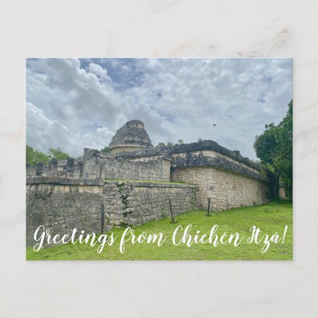 Carte Postale World2Celebrate : Salutations de Chichén Itzá! (Devant)
