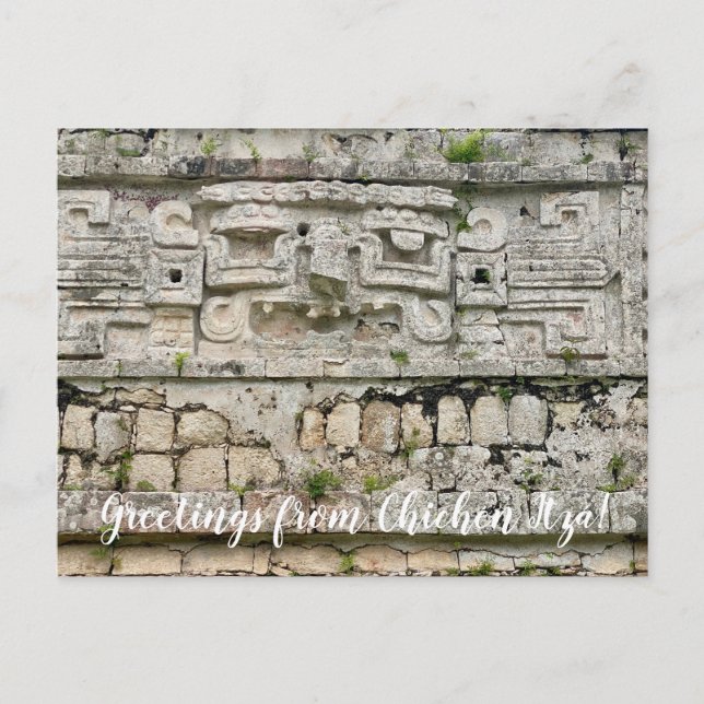 Carte Postale World2Celebrate : Salutations de Chichén Itzá! (Devant)