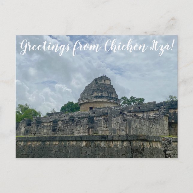 Carte Postale World2Celebrate : Salutations de Chichén Itzá! (Devant)