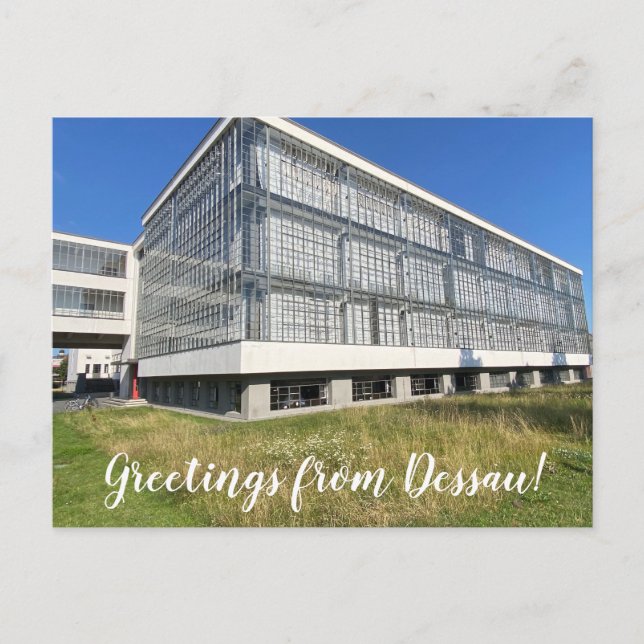 Carte Postale World2Celebrate : Salutations de Dessau! (Devant)