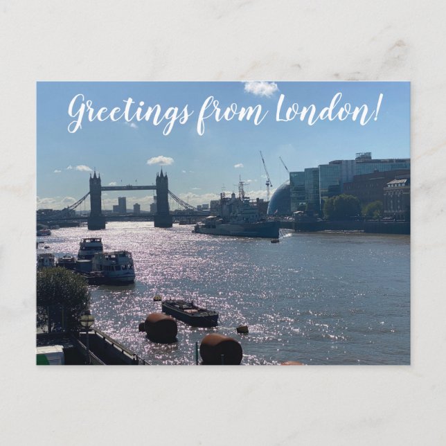 Carte Postale World2Celebrate : Salutations de Londres! (Devant)