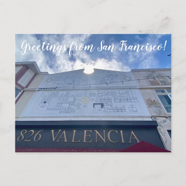 Carte Postale World2Celebrate : Salutations de San Francisco! (Devant)