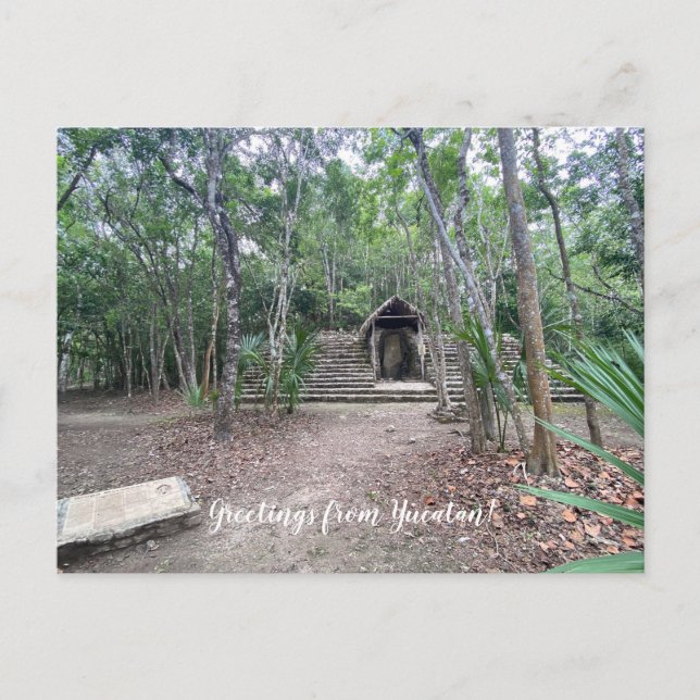 Carte Postale World2Celebrate : Salutations du Yucatán ! (Devant)
