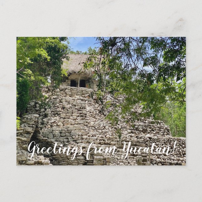 Carte Postale World2Celebrate : Salutations du Yucatán ! (Devant)