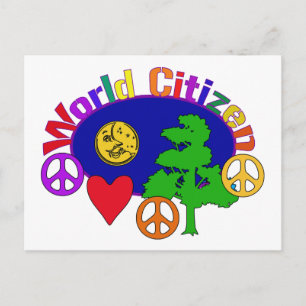 Carte Postale World Citizen