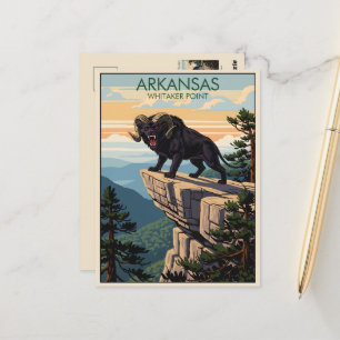 Carte Postale WPA Arkansas Whitaker Point