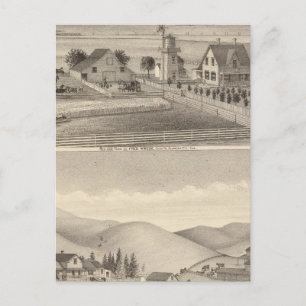 Carte Postale Wrede, Nebas résidences