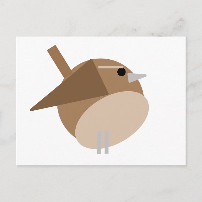 Carte postale Wren (Devant)