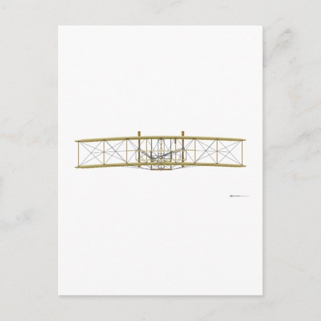 Carte Postale Wright Flyer 1903 Vue avant (Devant)