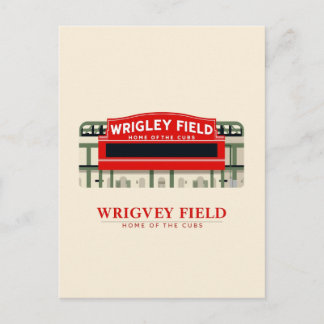 Carte Postale Wrigley Field: Home of the Cubs