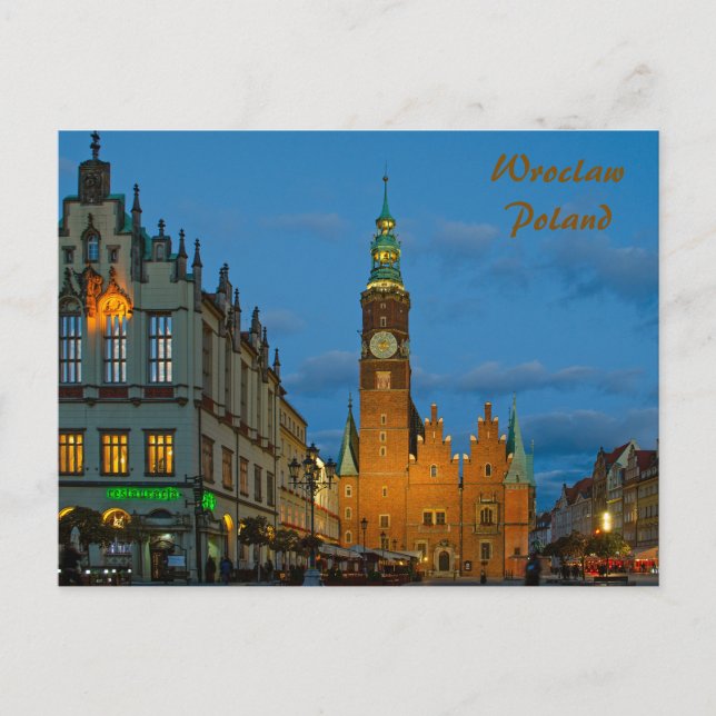 Carte Postale Wroclaw Pologne (Devant)