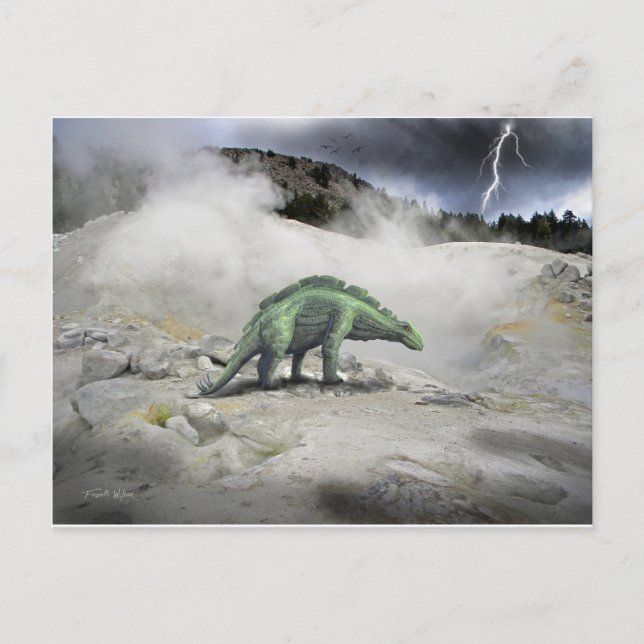 Carte Postale Wuerhosaurus Dinosaur (Devant)