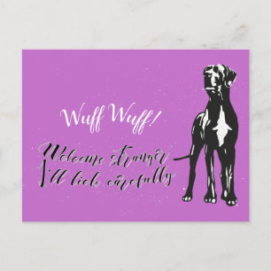 Carte Postale Wuff Wuff