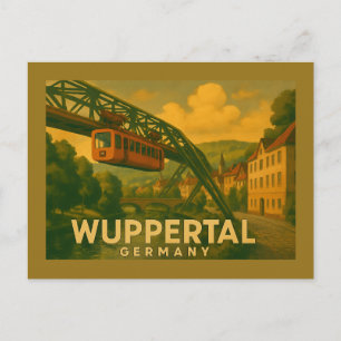 Carte Postale Wuppertal Allemagne Art de Ville