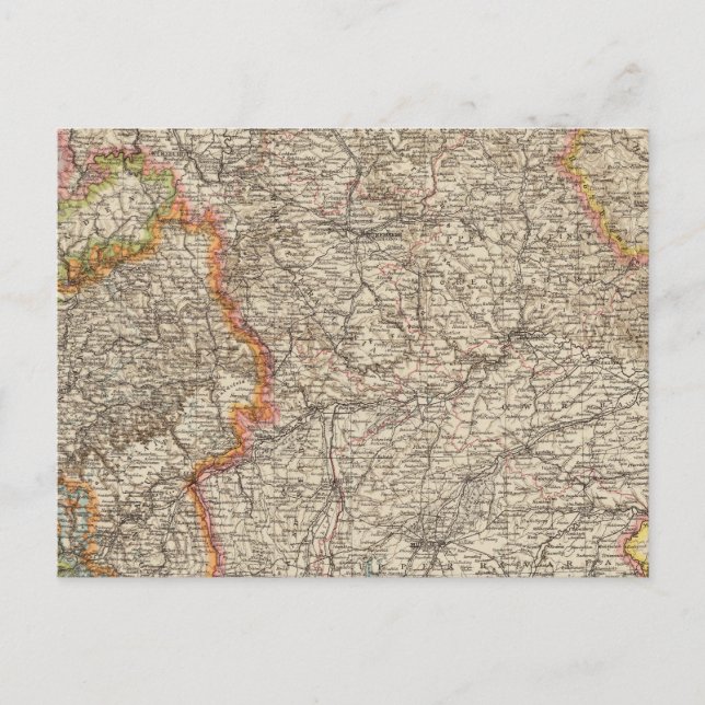 Carte Postale Wurtemberg, Bavière (Devant)