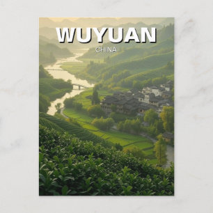 Carte Postale Wuyuan Jiangxi china Travel