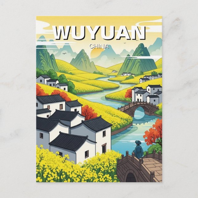 Carte Postale Wuyuan Jiangxi china Travel (Devant)