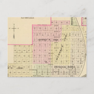 Carte Postale Wymore et Filley, Nebraska