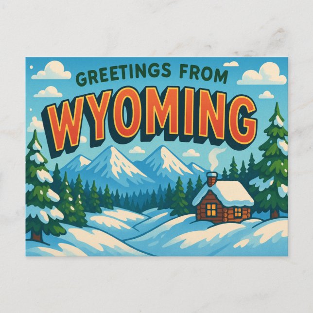 Carte postale WYOMING (Devant)