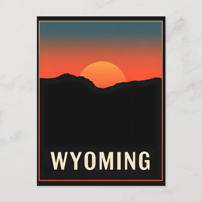 Carte postale Wyoming (Devant)