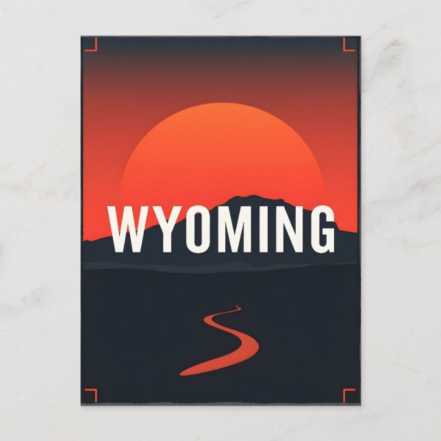 Carte postale Wyoming (Devant)