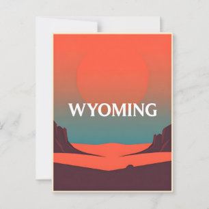 Carte postale Wyoming