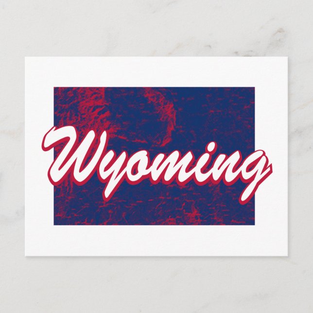Carte Postale Wyoming (Devant)