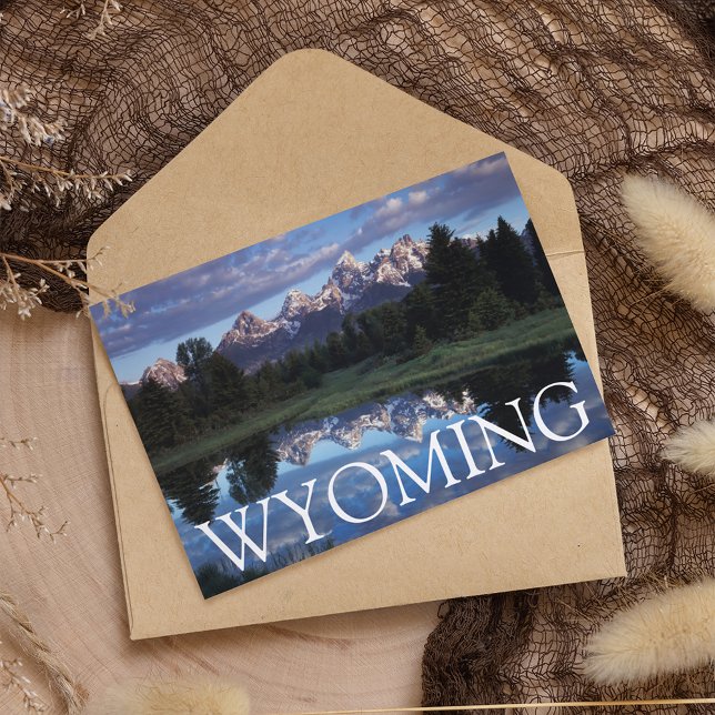 Carte Postale Wyoming, Grand Teton National Park 4 (Postcard on table)