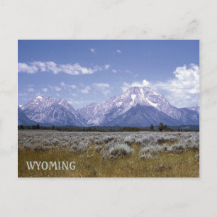 Carte postale Wyoming Mountains
