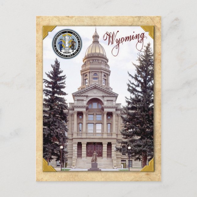 Carte Postale Wyoming State Capitol, Cheyenne, WY (Devant)