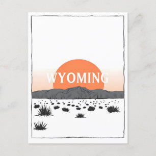 Carte postale Wyoming vintage