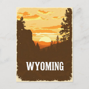 Carte postale Wyoming vintage