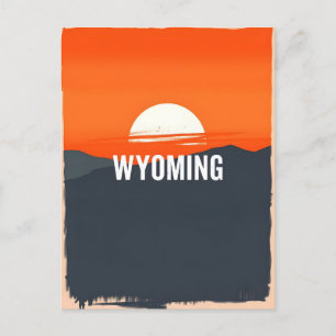 Carte postale Wyoming vintage