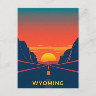 Carte postale Wyoming vintage