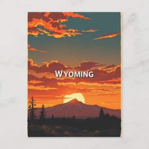 Carte postale Wyoming vintage