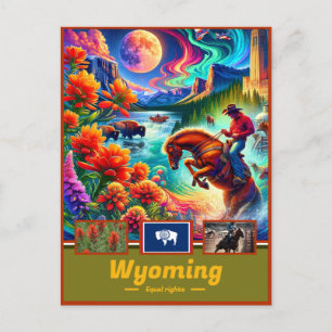 Carte Postale Wyoming Wilderness se demande Majestic