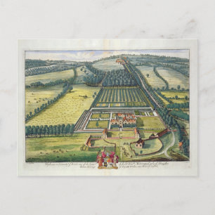 Carte Postale Wytham dans le comté de Berkshire gravée par Joha