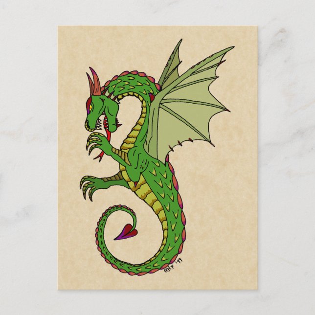 Carte Postale Wyvern (Devant)