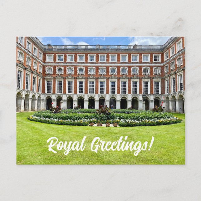 Carte Postale X.ITINÉRAIRES : salutations royales ! (Devant)