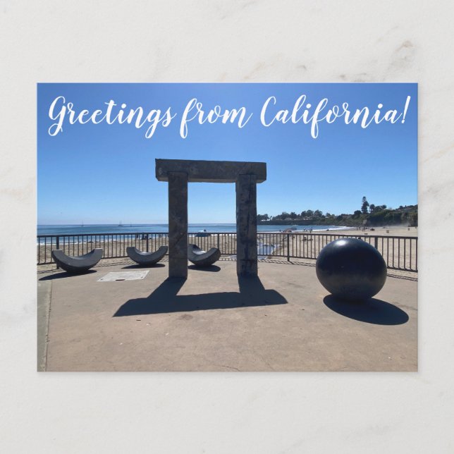 Carte Postale X.ITINERARIES : Salutations de California Postcard (Devant)
