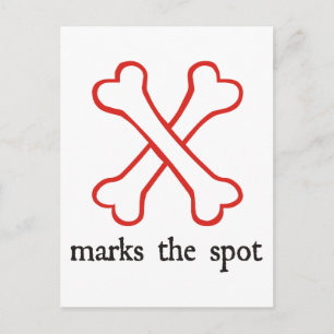 Carte Postale X Marque l'endroit