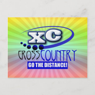 CARTE POSTALE XC CROSS PAYS ALLER À LA DISTANCE