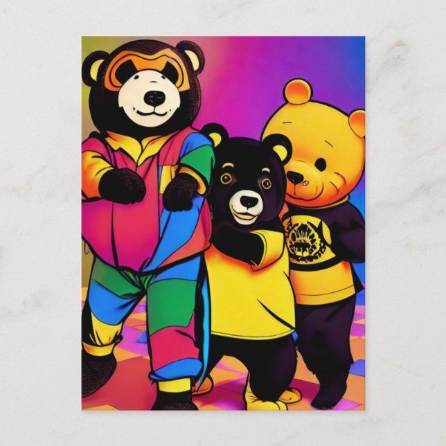 Carte Postale Xi Jinping à la fête des enfants (Devant)