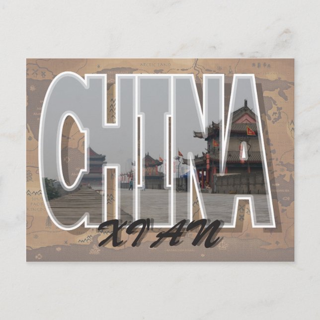 Carte postale Xi'an, Chine (Devant)