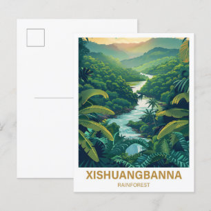 Carte Postale Xishuangbanna Rainforest Yunan Tiongkok Voyage