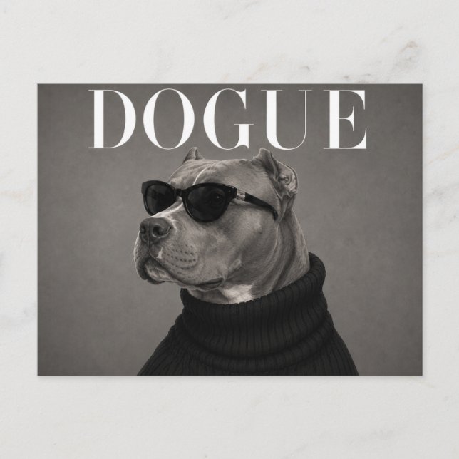 Carte Postale XL American Bully Luxe Mode (Devant)