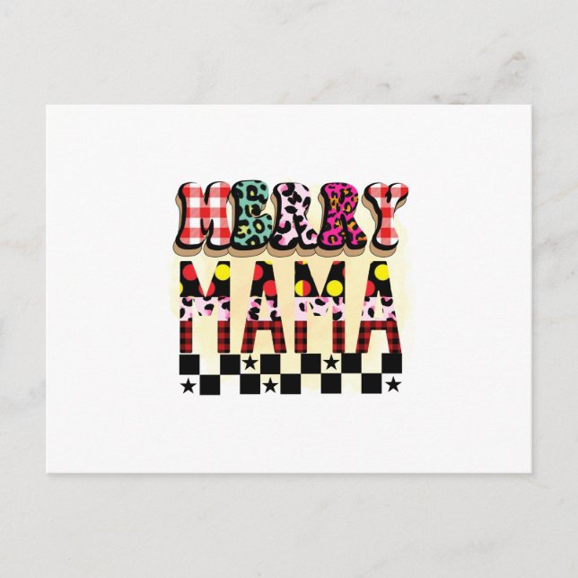 Carte Postale Xmas Gift Merry Mama (Devant)